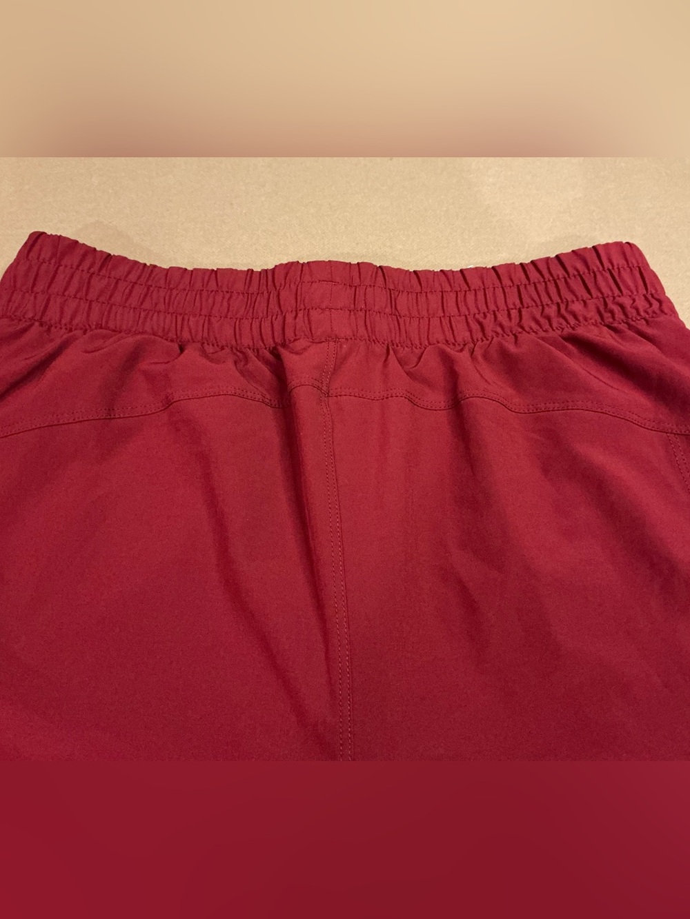 Avia Women's 2-in-1 Running Shorts Maroon Sz Small , 5" Inseam Excellent UC - Picture 9 of 9